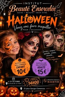 maquillage / proposé dans le cadre d'Halloween